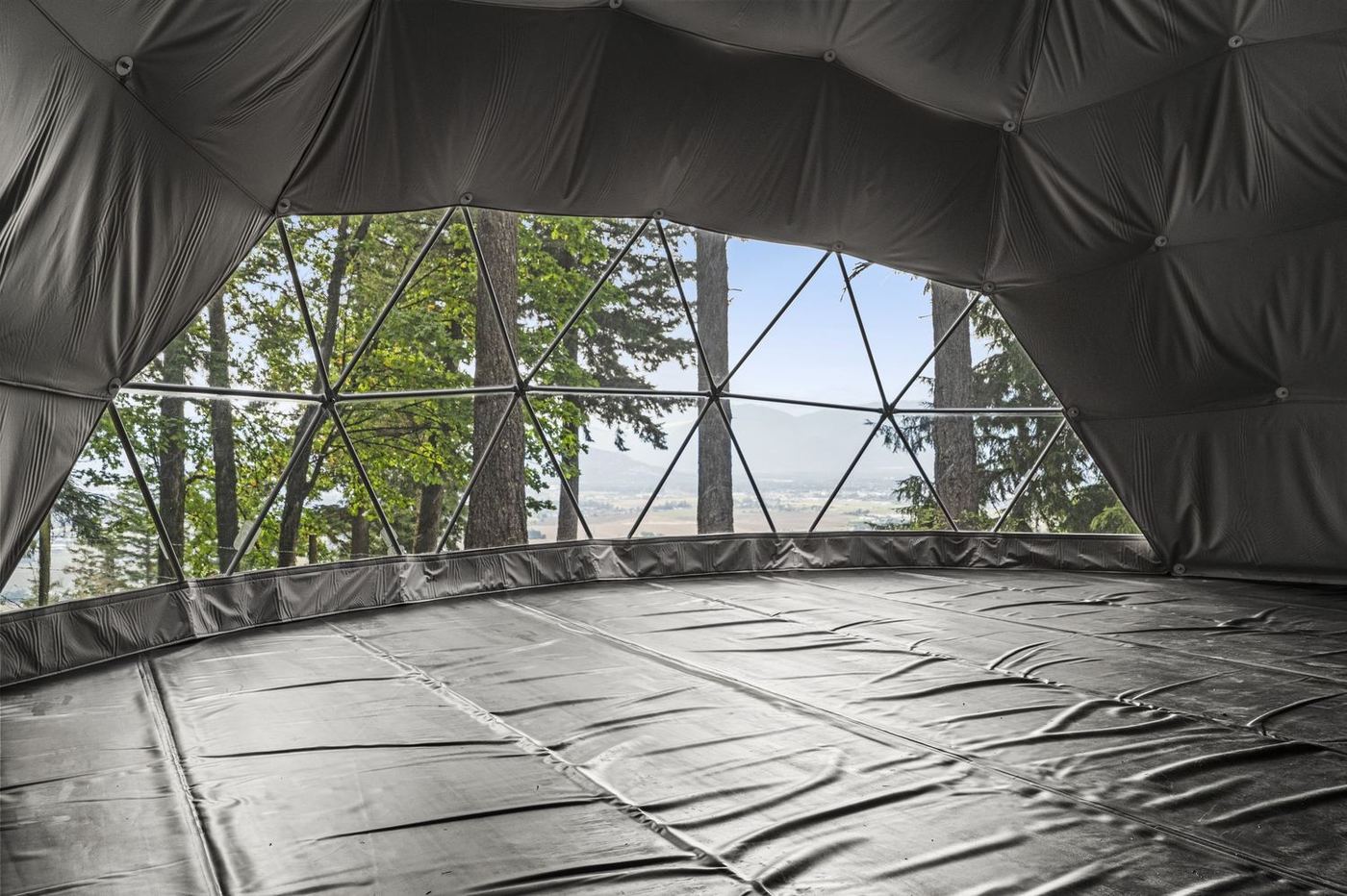 The dome interior