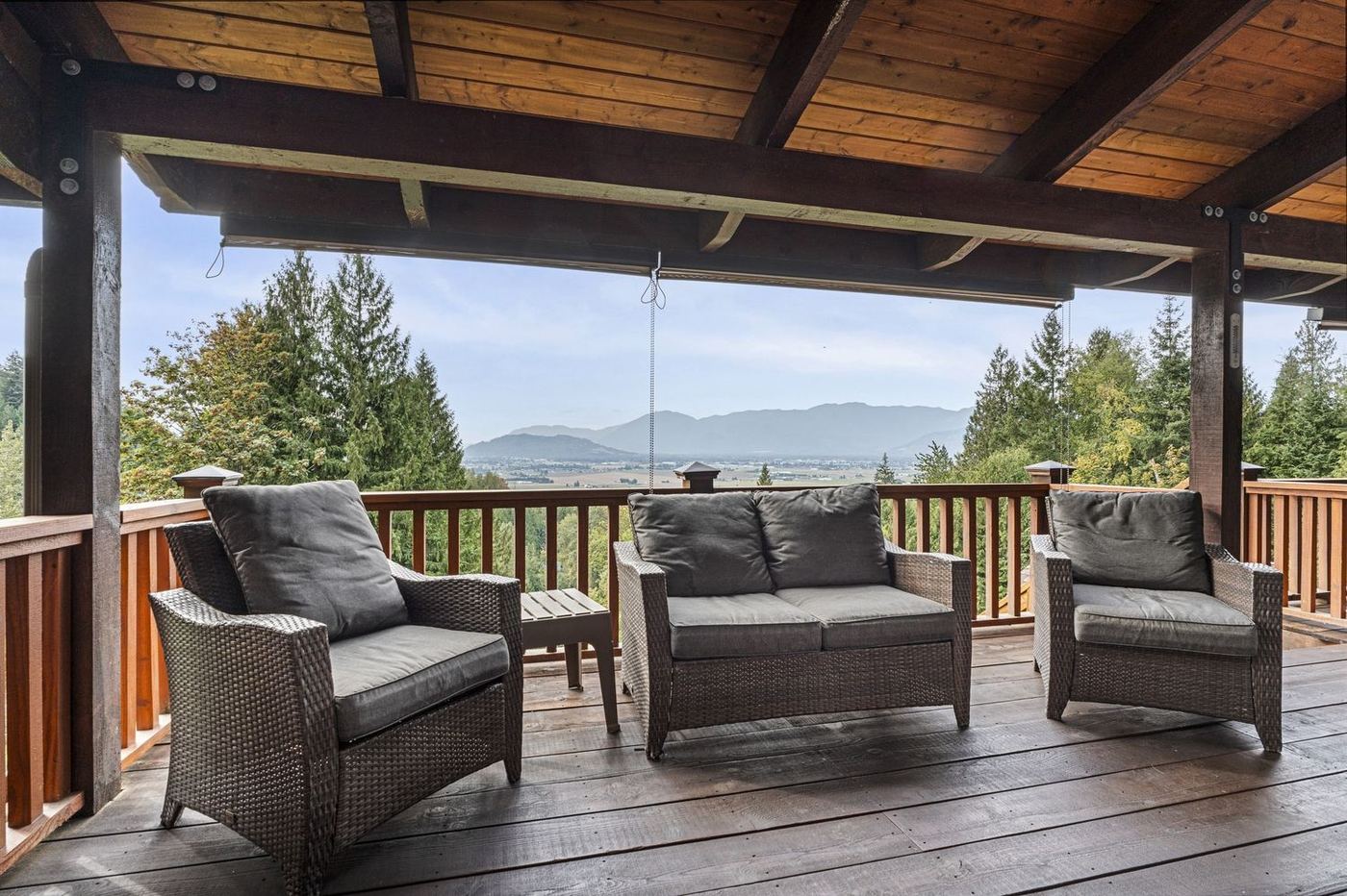 The covered deck