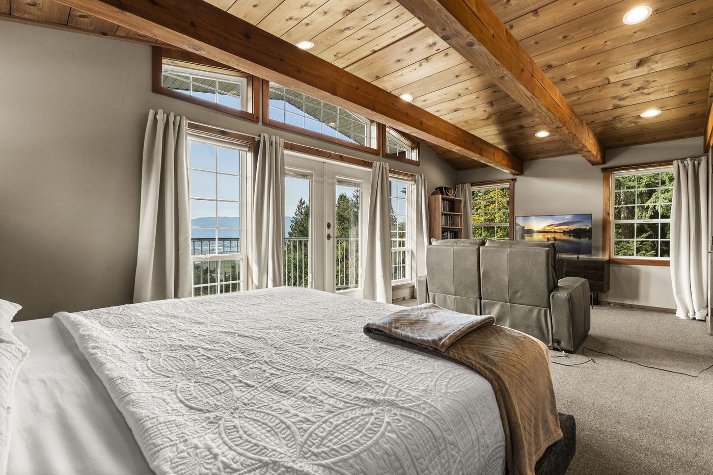 The primary bedroom